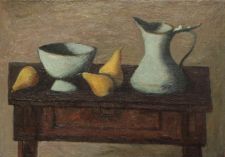 Still life with pears